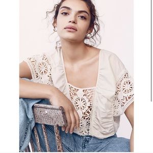 Free People Lace Blouse